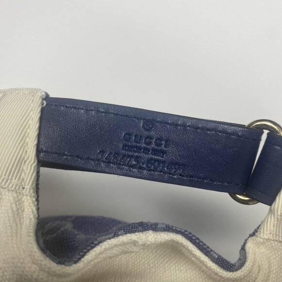 Gucci GG Canvas Baseball Bat Blue And Grey Size Medium - Picture 8 of 12